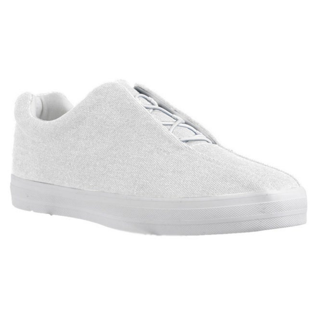 NEW Comfortview Womens White Textured Sneakers Sz 11W